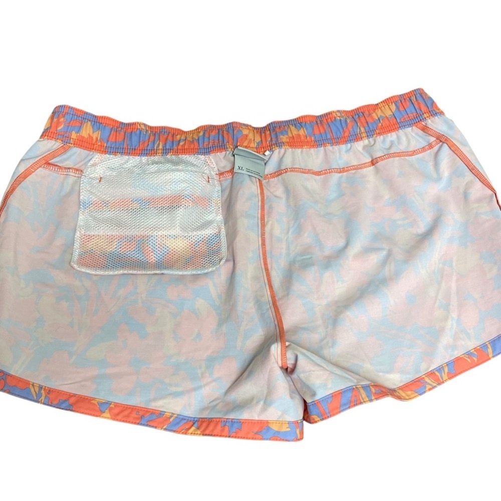 Prana Ladies Orange Athletic Shorts Vibrant Design Lightweight XL - Picture 6 of 9